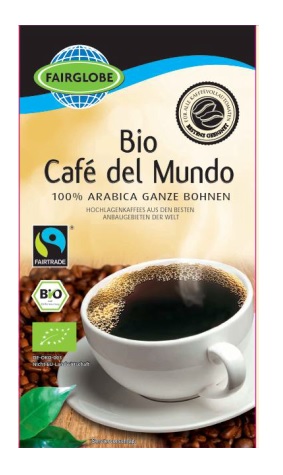 Café del Mundo, ganze Bohne
