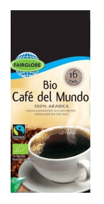 Bio Café del Mundo Kaffeepads, 16x7,2g