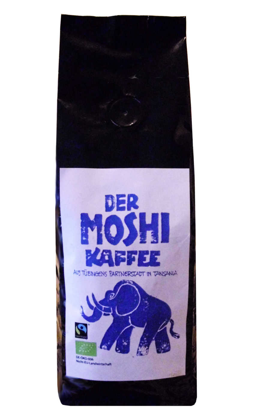 Der Moshi Kaffee gemahlen