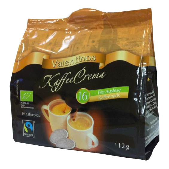 Kaffee Crema, 16 Pads