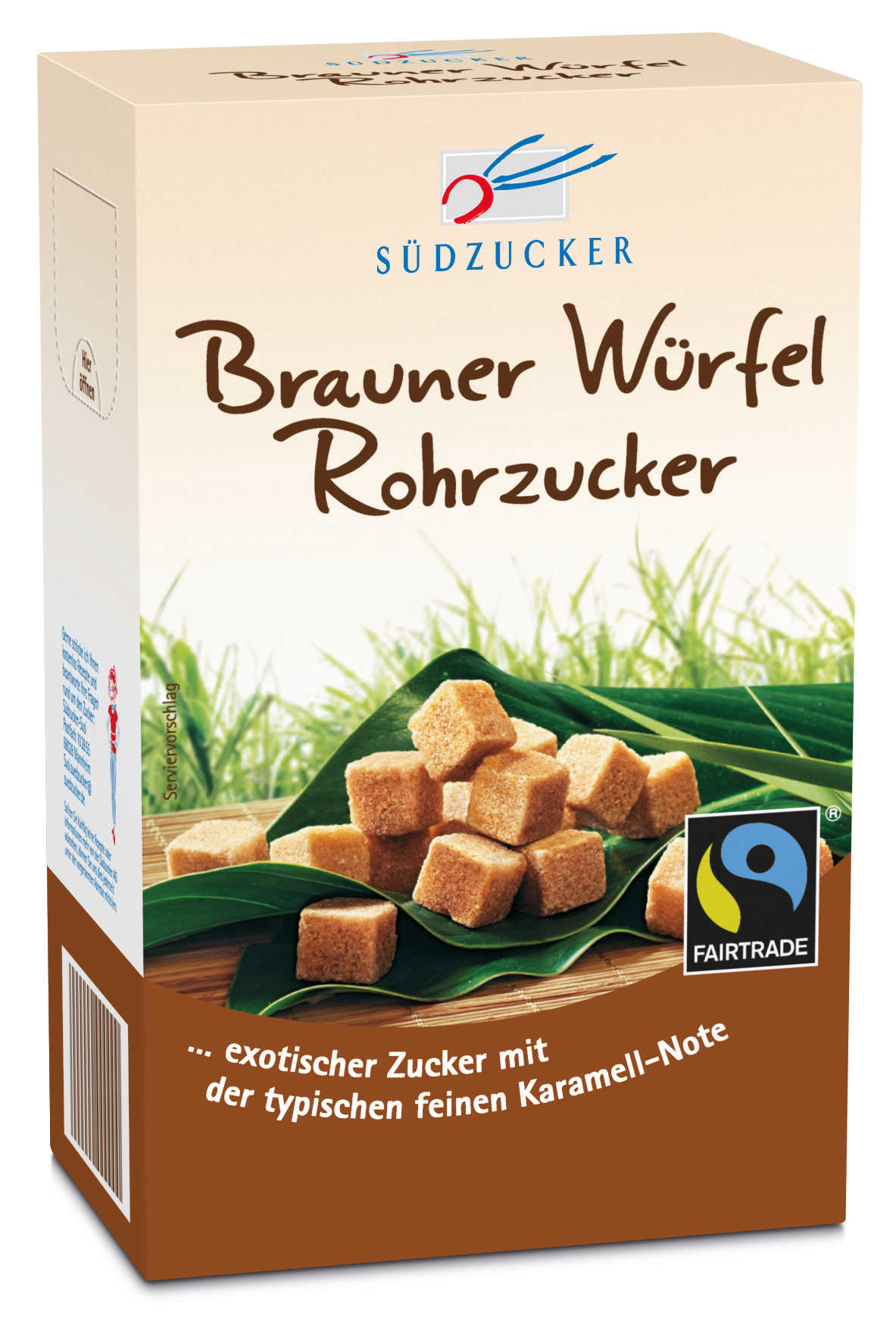 Brauner Würfel Rohrzucker Fair Trade 500g