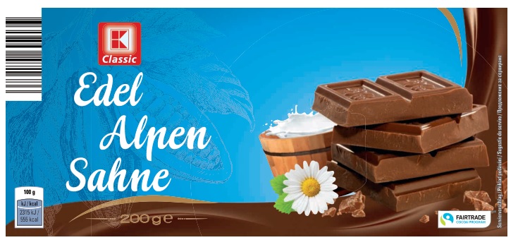 Edel Alpen Sahne Schokolade
