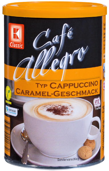 Café allegro, Typ Cappuccino, Caramel