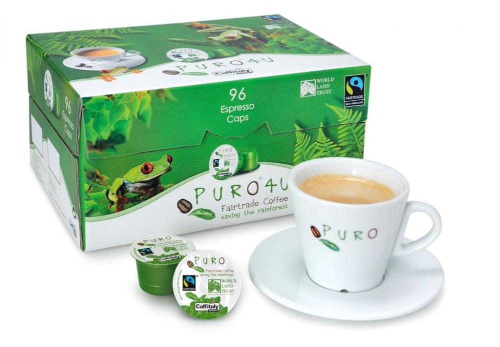 Puro – Café équitable capsules caffé crème – 96 pcs