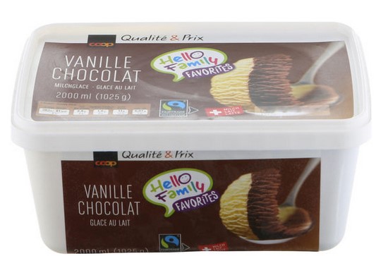 Milcheis Vanille-Schokolade