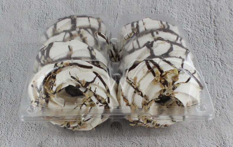 Deluxe ambachtelijke meringues vanille met chufaschaafsel