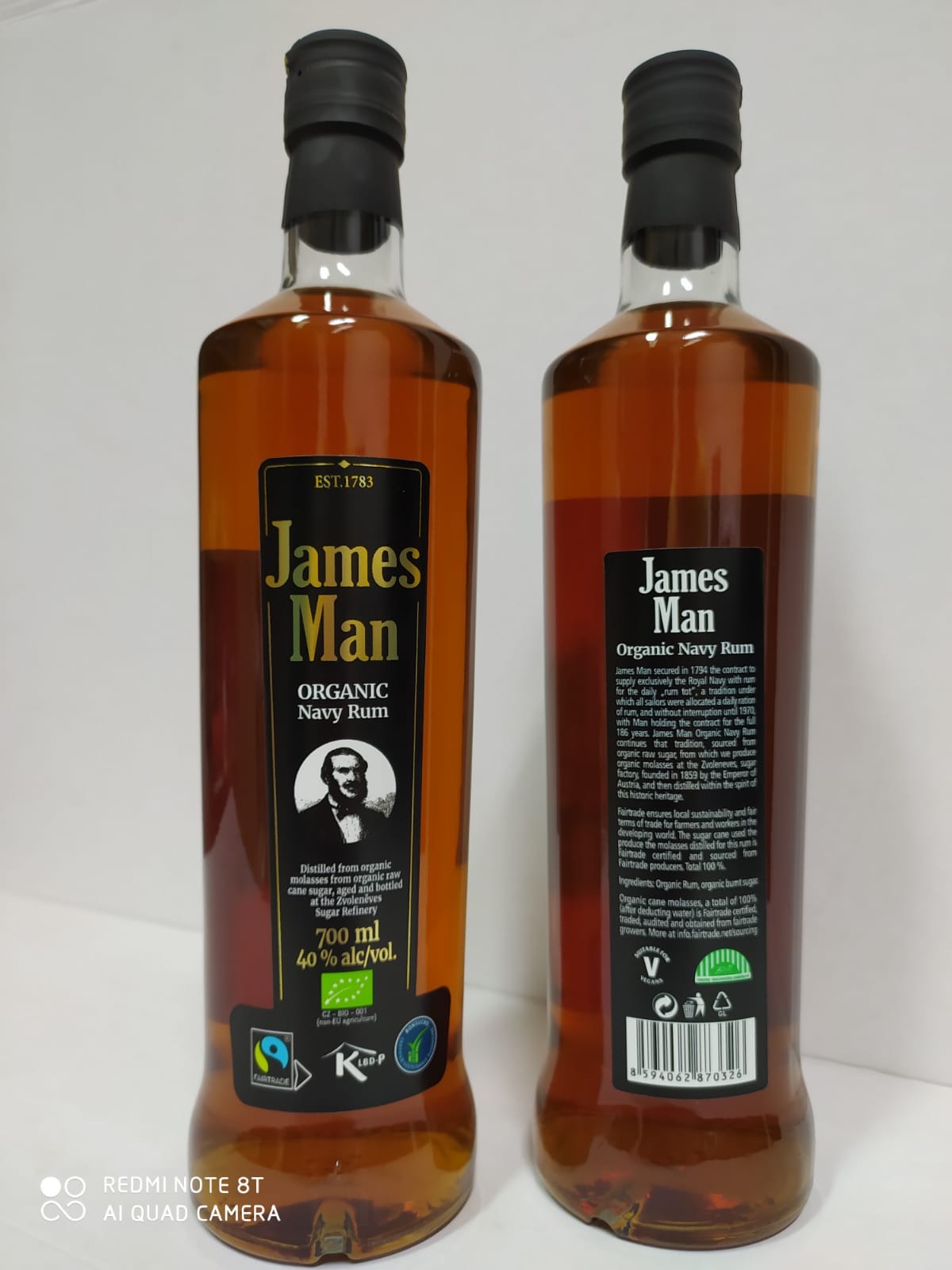 James Man Organic Navy Rum