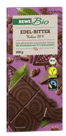 Schweizer dunkle Schokolade