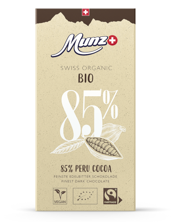 Tafelschokolade Peru 85 Prozent