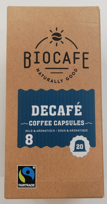 Biocafe Decafe Ft Bio capsules 20st