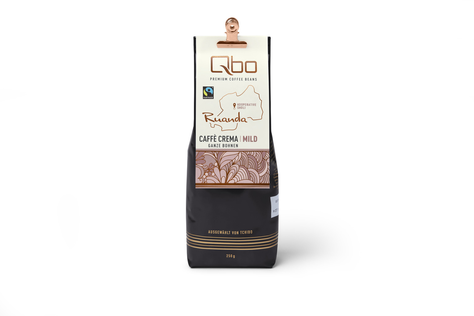 Qbo Ruanda Caffè Crema mild GB
