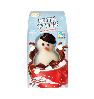 Schokolade Melting Snowman