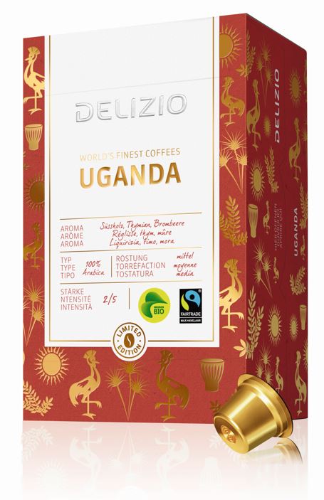 WORLD'S FINEST COFFEES UGANDA 12caps