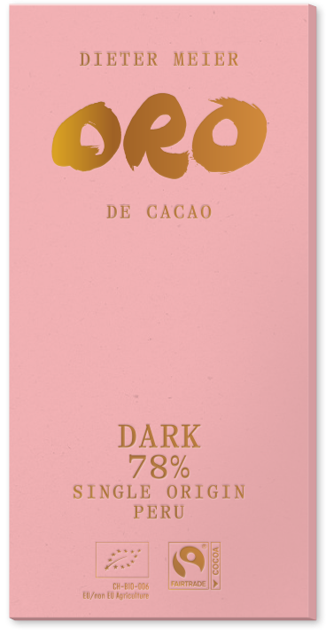 Tafelschokolade Dark 78 Prozent Single Origin Peru