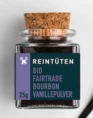 Reintüten Bio & Fairtrade Bourbon Vanillepulver - 25 g