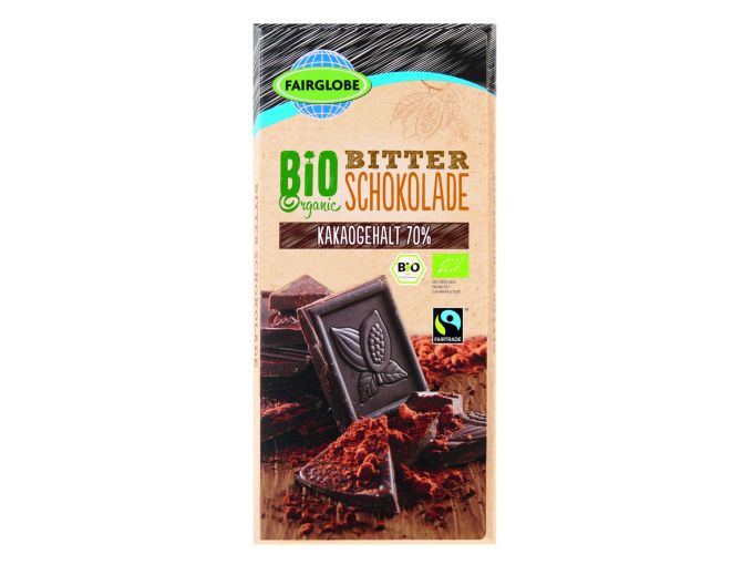 Bio Organic Bitter-Schokolade 
