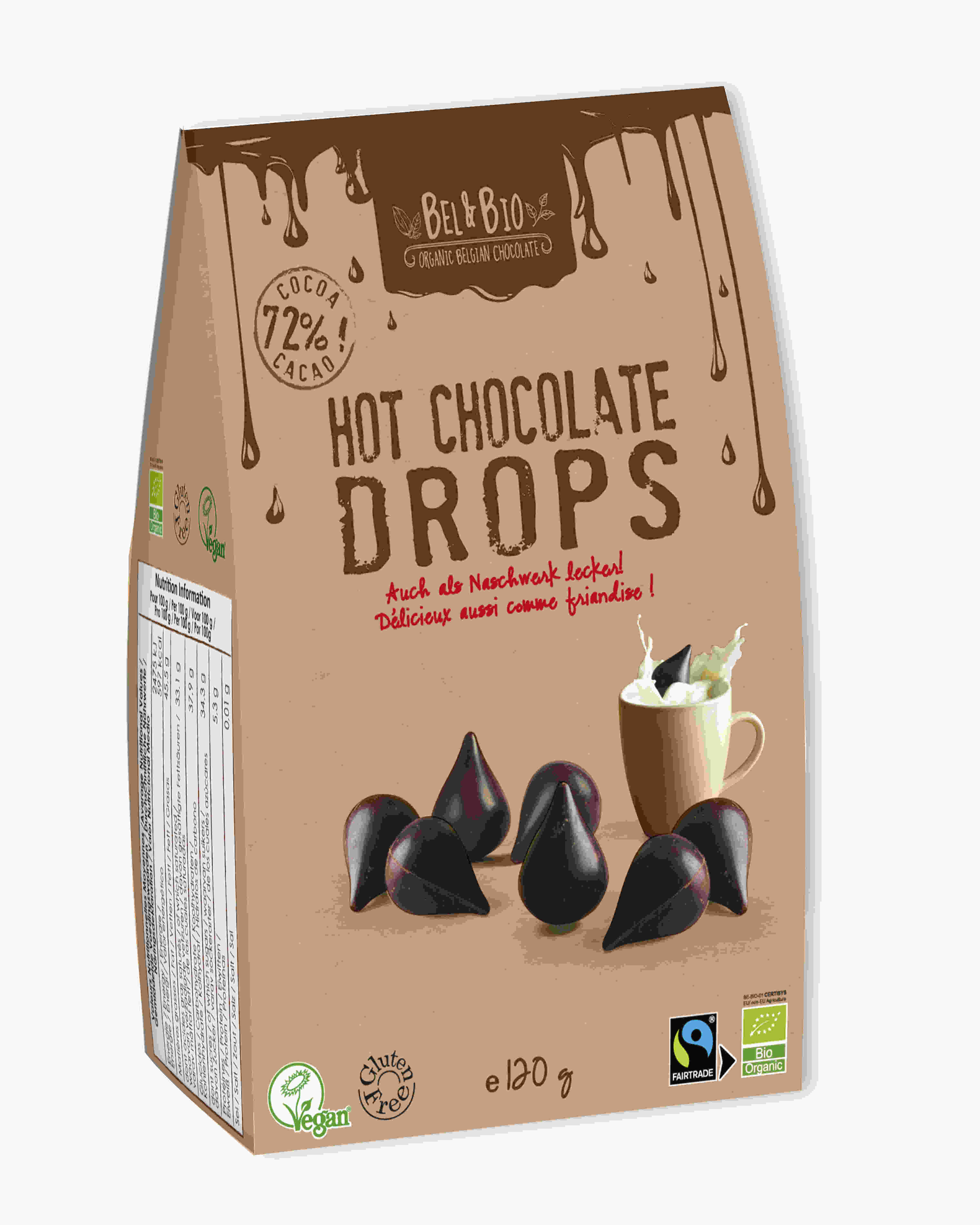 Carto B&B Hot Chocolate Drops 120g