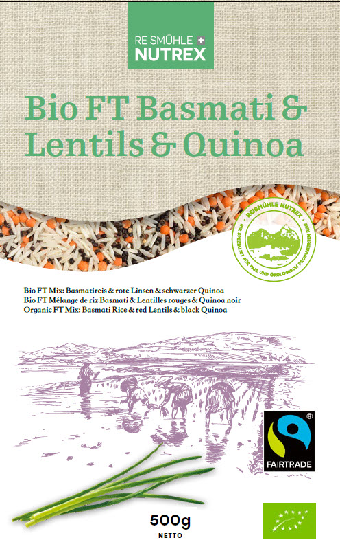 Bio FT Basmati&Lentils&Quinoa 500g