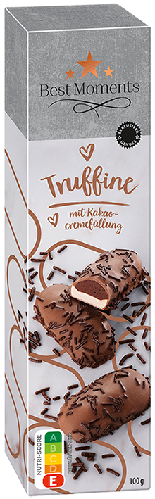 Best Moments Truffine mit Kakao-Cremefüllung 100G