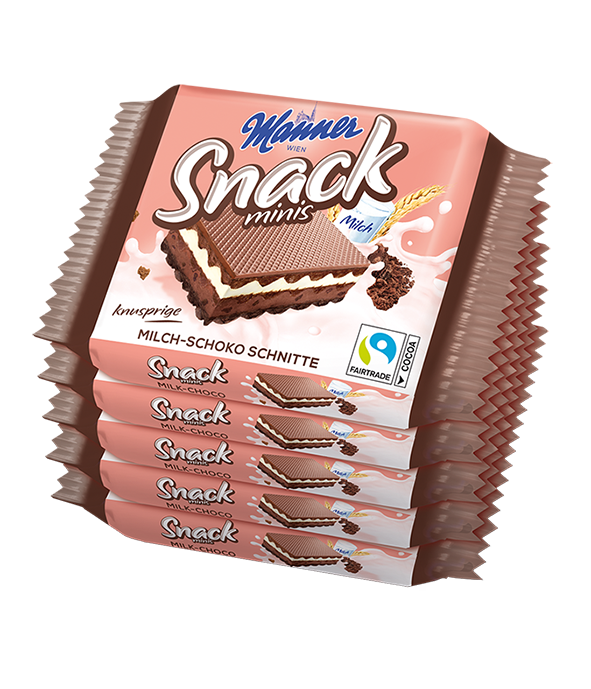 Manner Snack Minis Milch-Schoko 5x25g Multipack