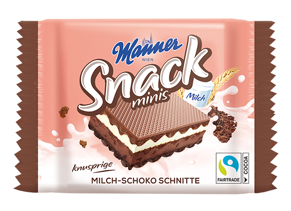 Manner Snack Minis Milch-Schoko 25g Single