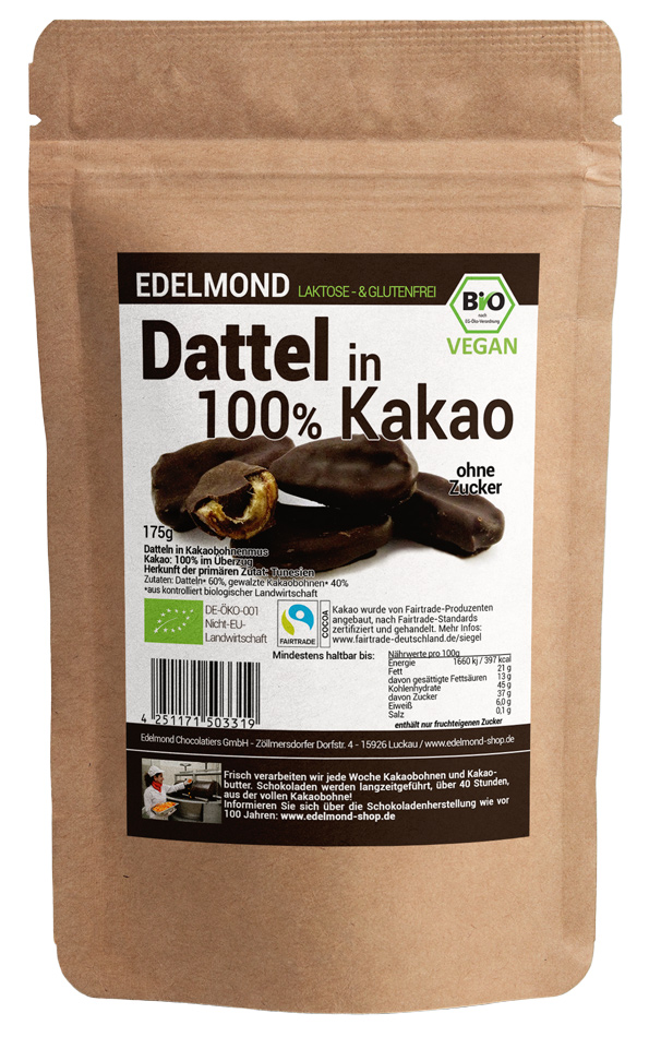 Dattel in 100 Kakao