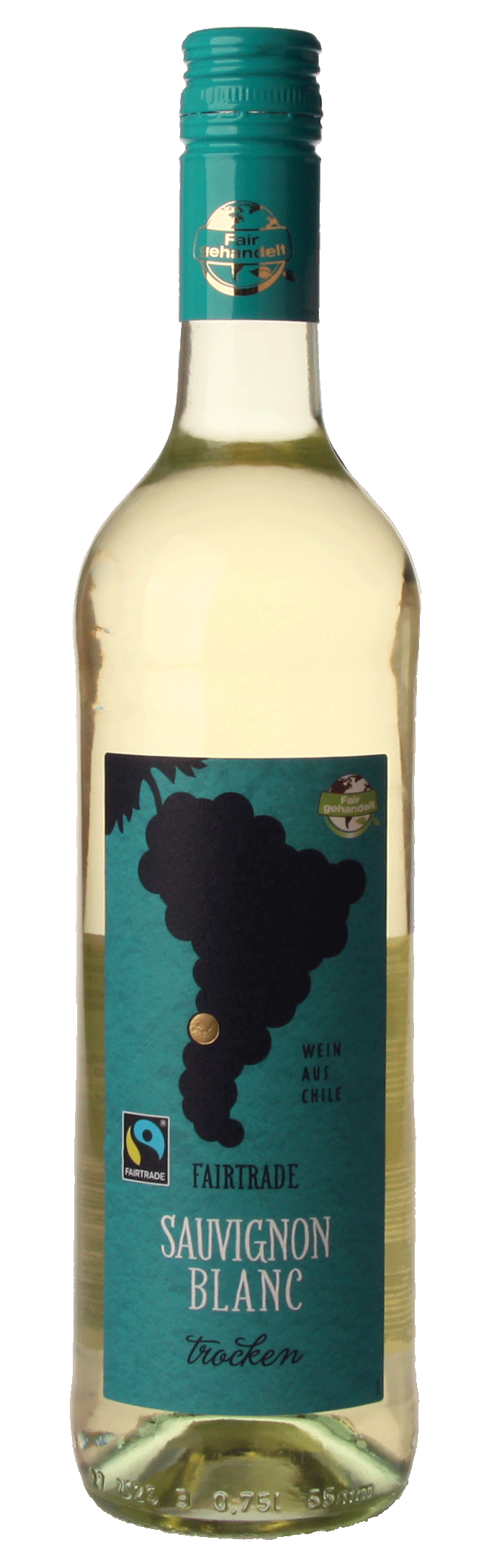 Sauvignon Blanc Chile Fairtrade tr. 0,75 Lfl.