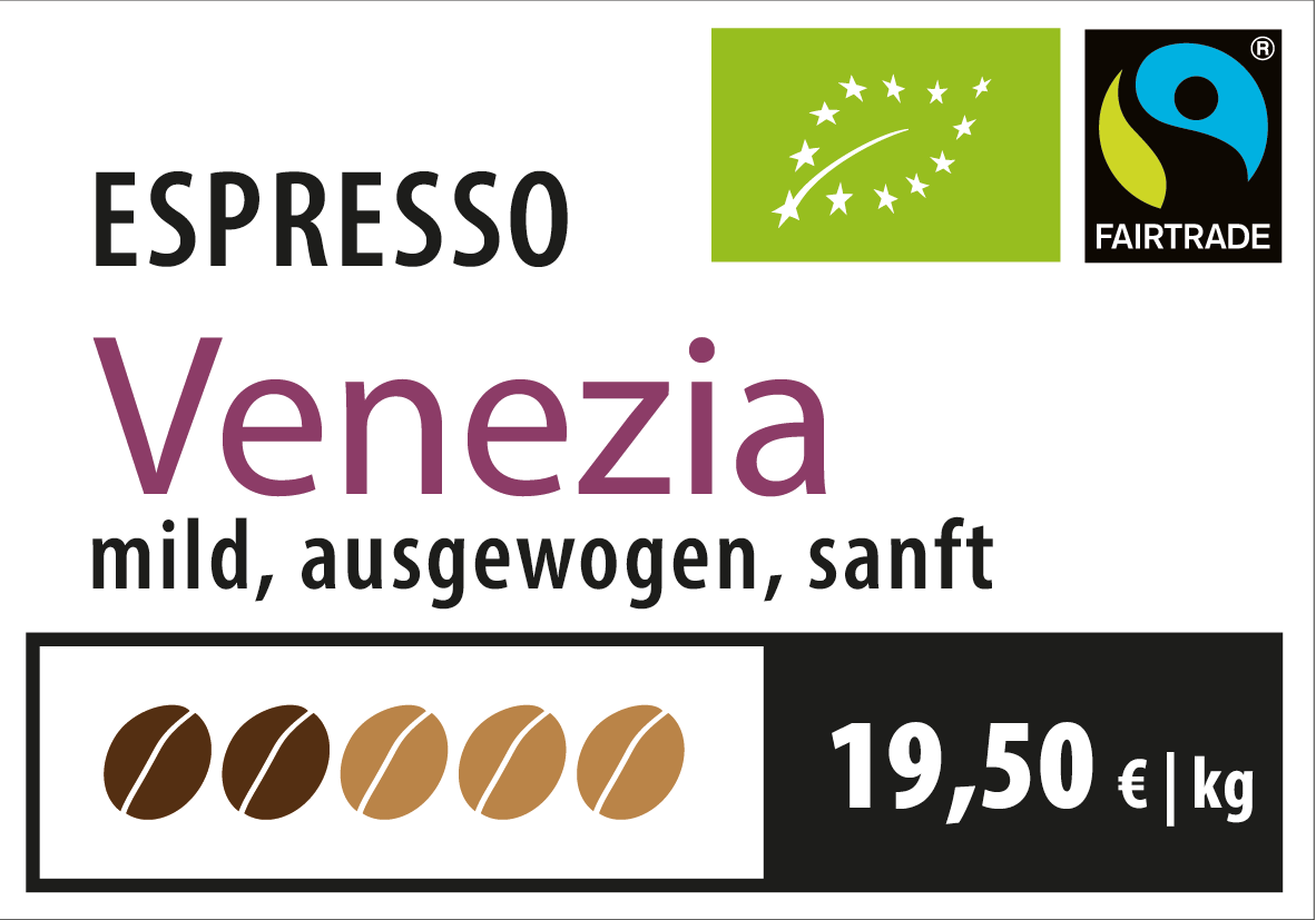 Espressone Bio FairTrade Espresso Venezia Unverpackt