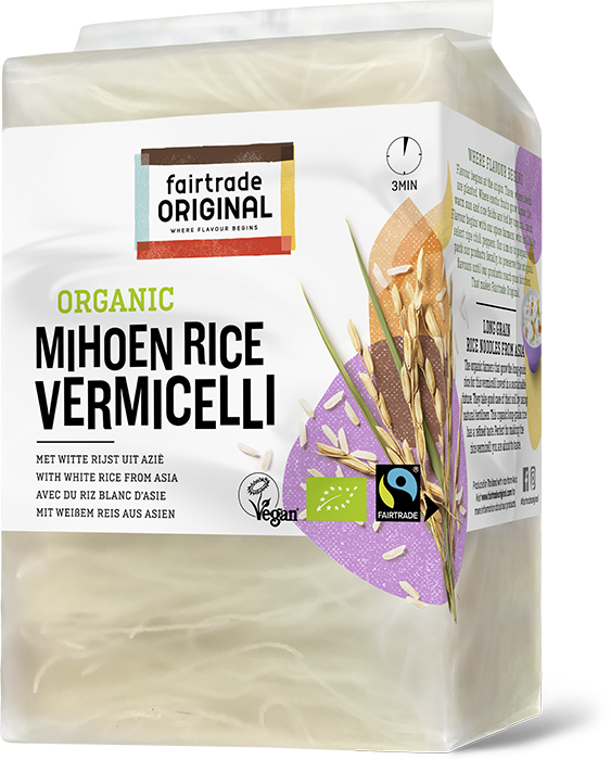 Fairtrade and Organic Rice vermicelli - Mihoen