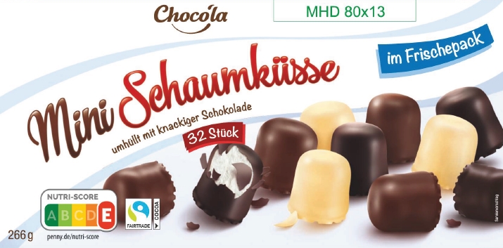 Art.-Nr. 315486 Chocola Mini-Schokoküsse FT NSC 12x266g