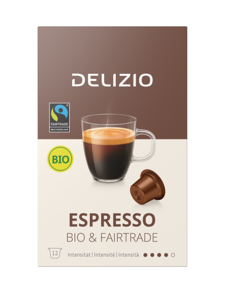 Espresso Bio & Fairtrade (12 Kaffeekapseln)