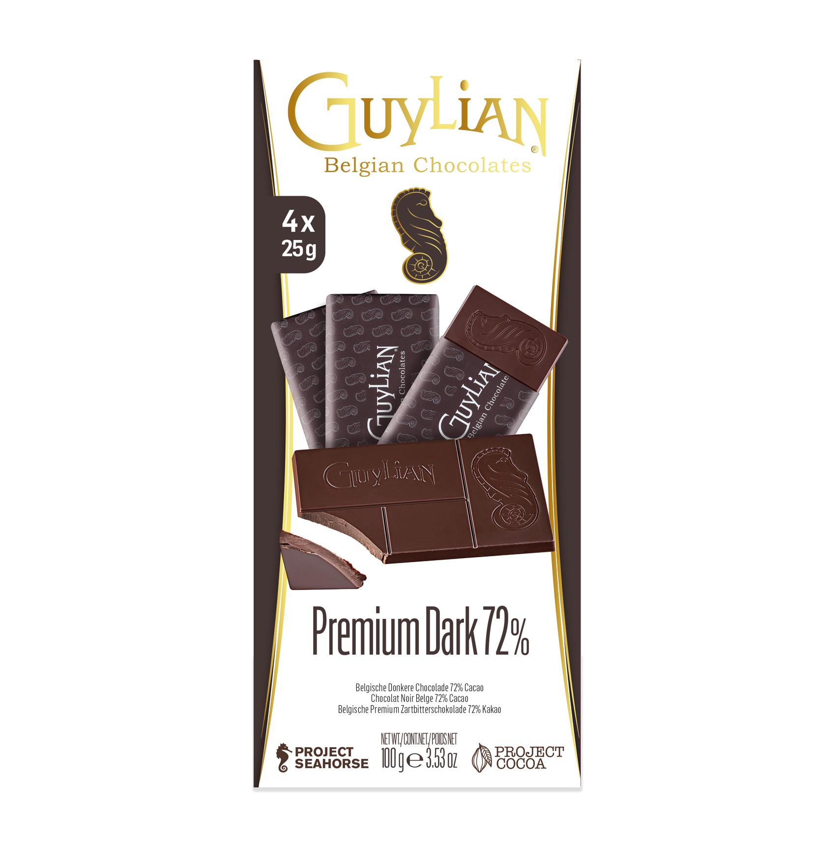 Guylian 72 Percent Premium Dark Chocolate Bars – Fairtrade America
