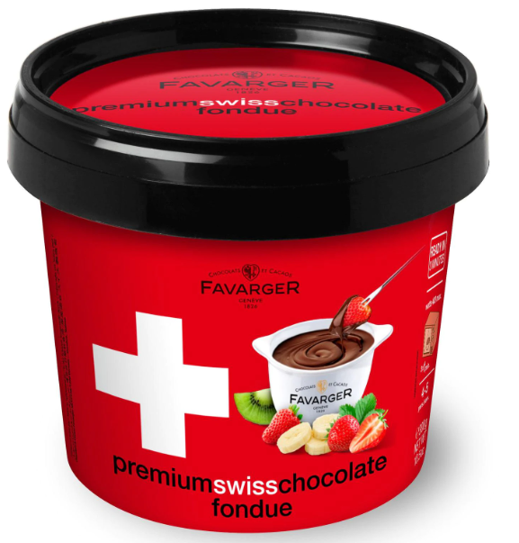 Favarger Schokoladen Fondue Pot 300g