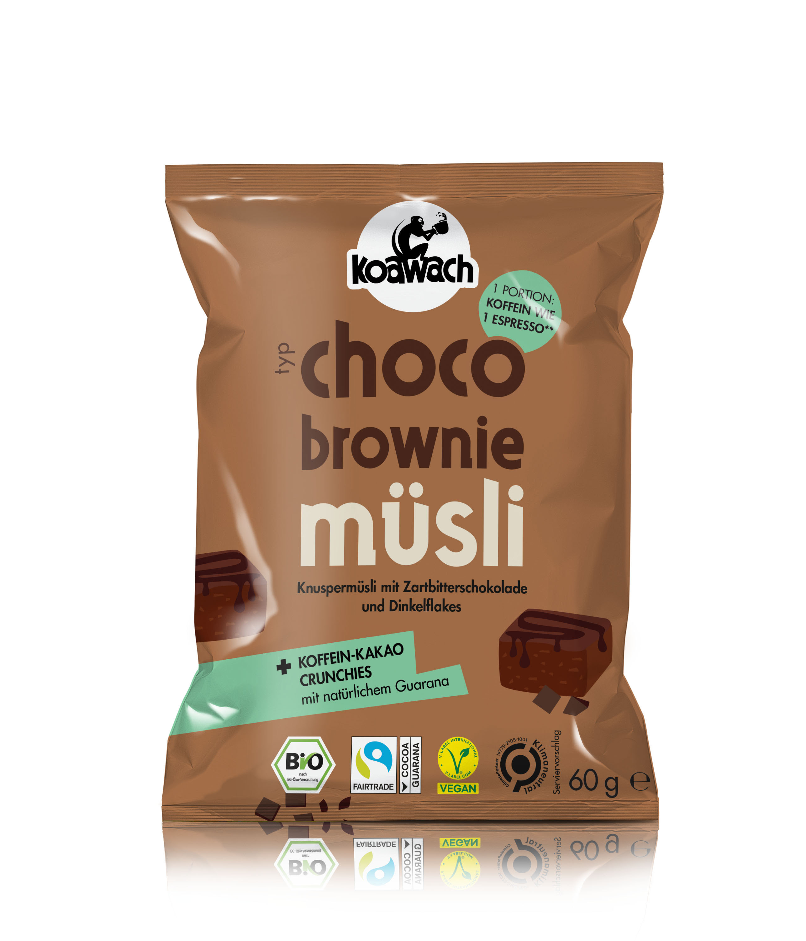  Choco Brownie Müsli 60 g bio ft - Probierpackung