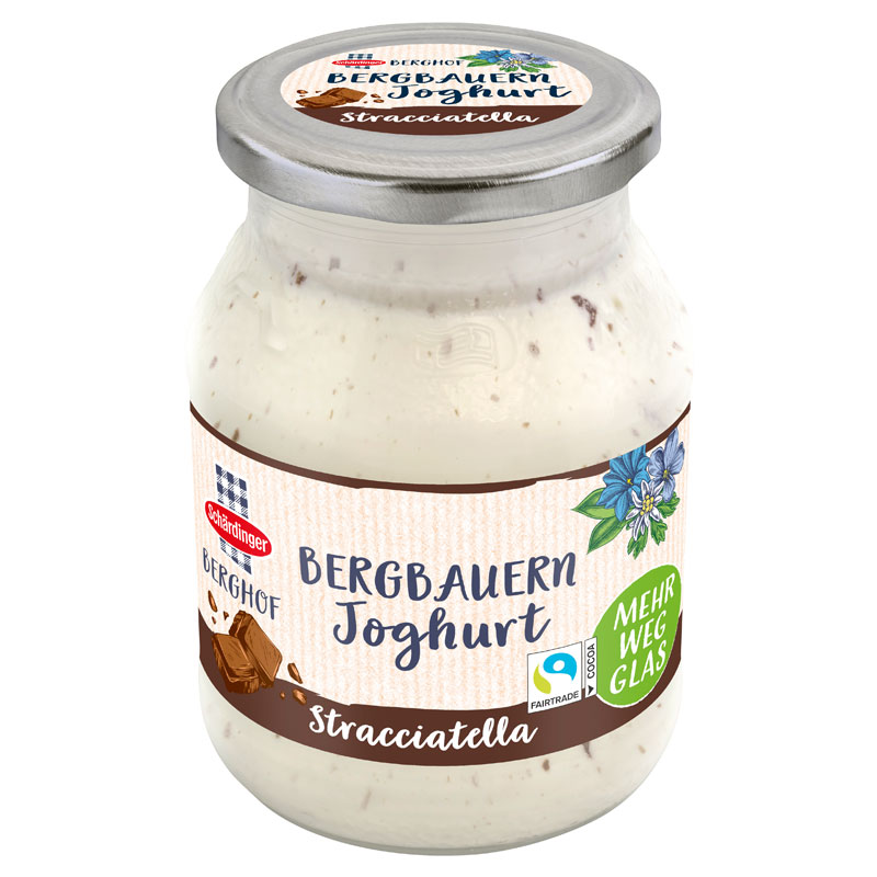 Bergbauern Joghurt mit Schokosplits