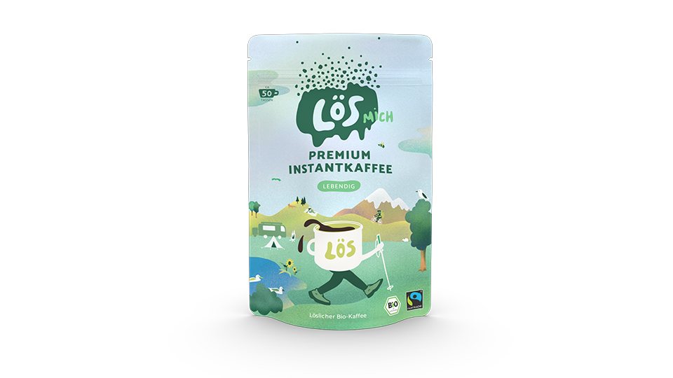 Premium Instantkaffee Lebendig bio FLO-Fairtrade 150g