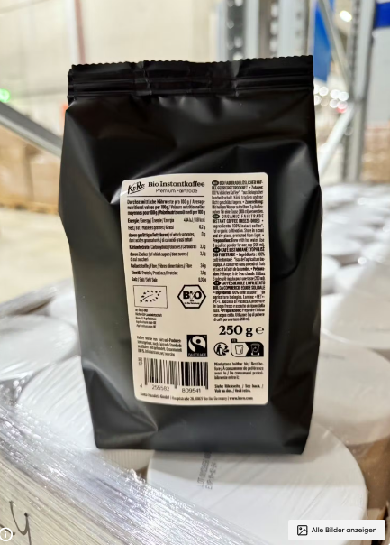 Bio Fairtrade Premium Instant Kaffee 250 g