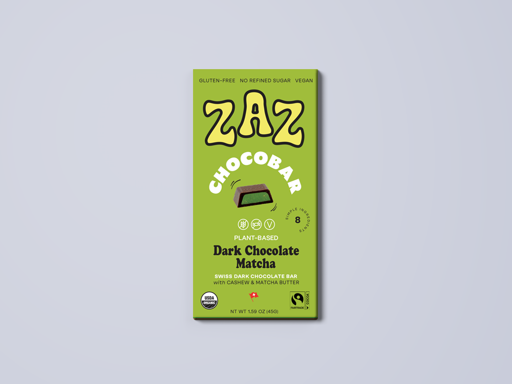 Schokoladenriegel Dark Chocolate Matcha 