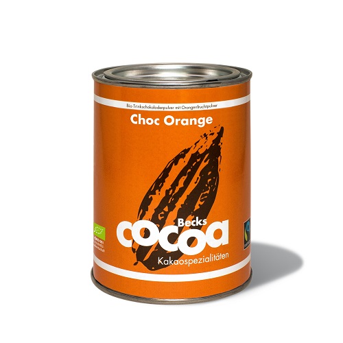 Becks cocoa Choc Orange, 250g Dose