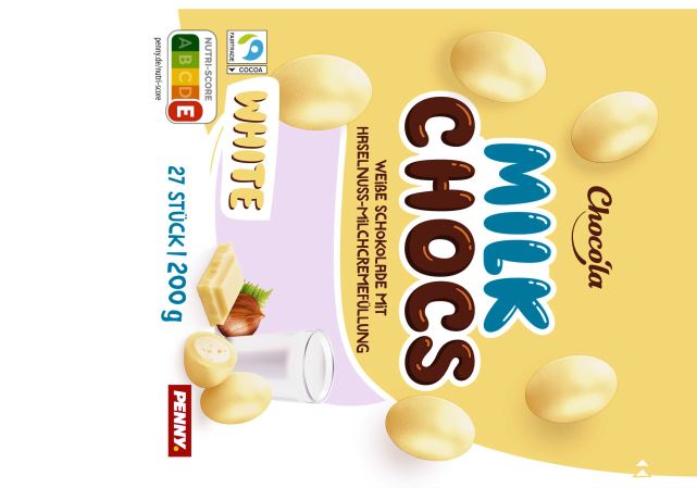 Milk Chocs Weiß 200g