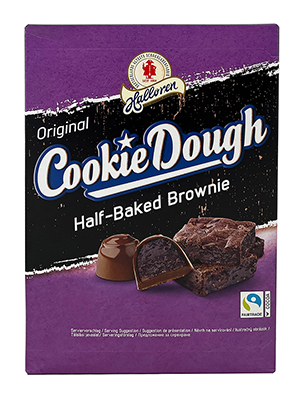 Cookie Dough Halfbaked Brownie