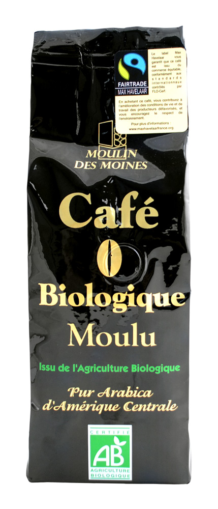 Café moulu Amérique Latine Bio 250g