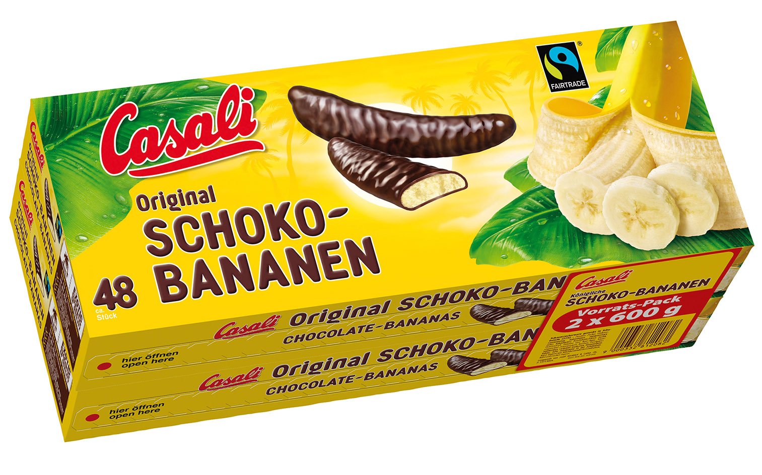 Schoko-Bananen 2er 
