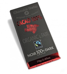 Tafelschokolade Cacao 100 Prozent