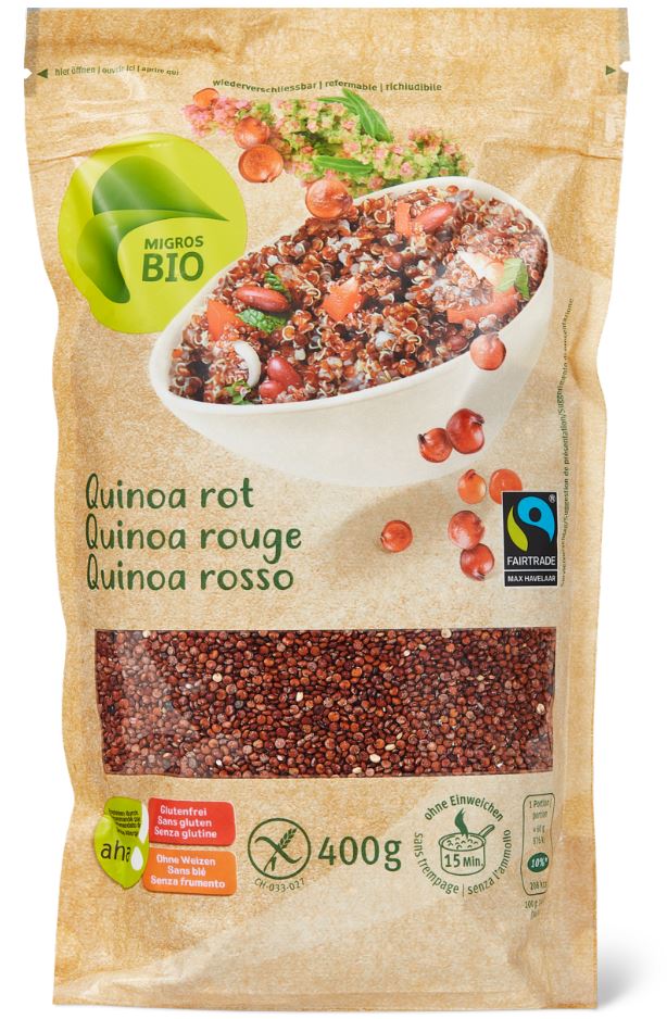 Quinoa, rot