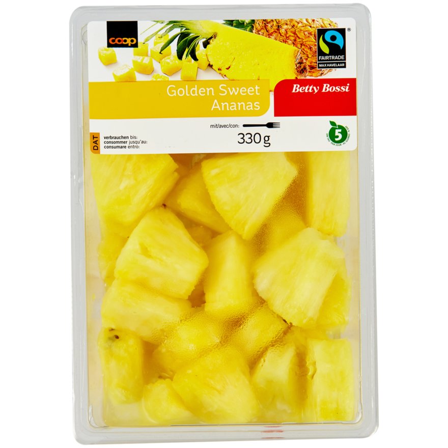 Ananas, Würfel