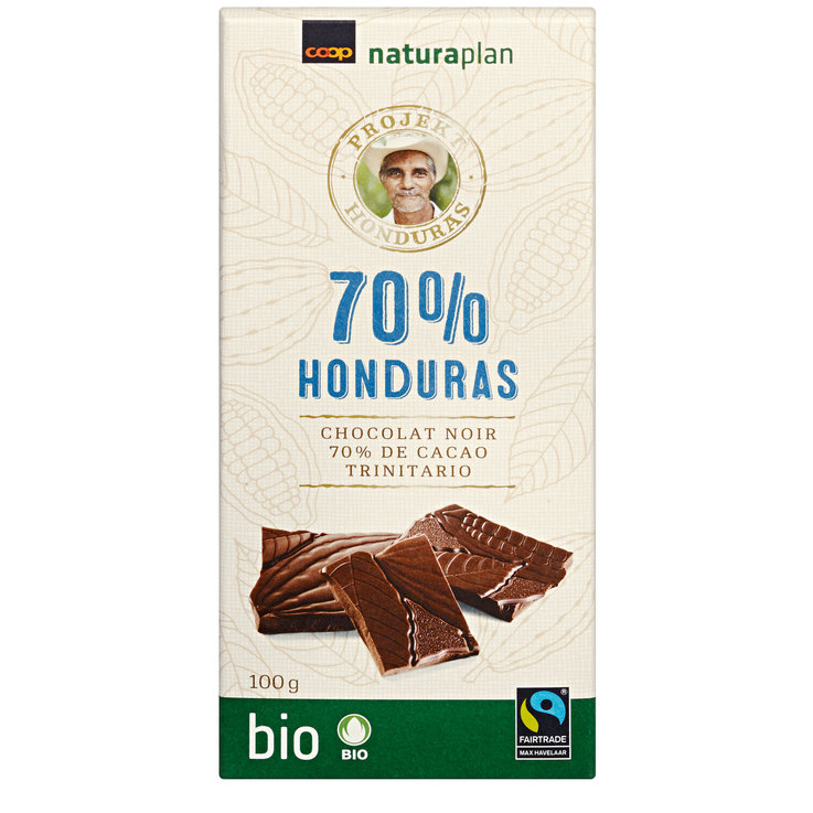 Tafelschokolade Honduras 70 Prozent 