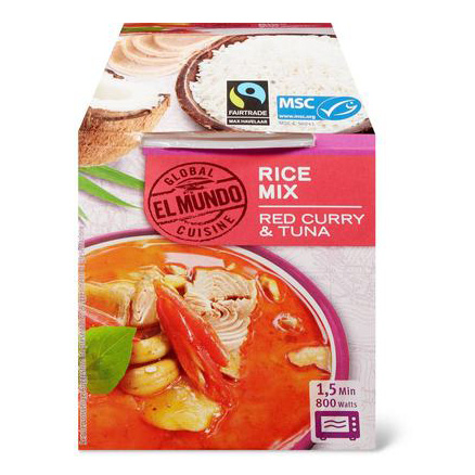 Rice Mix, Red Curry & Tuna