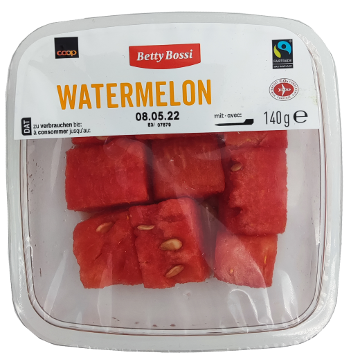 Wassermelonenwürfel