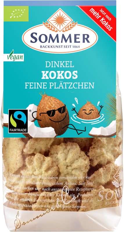 Dinkel Kokos – Feine Plätzchen
